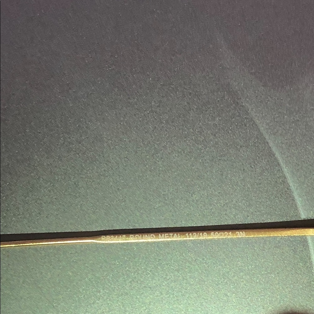 Brand New Authentic Round Metal Ray Bans- 50mm - Picture 4 of 5